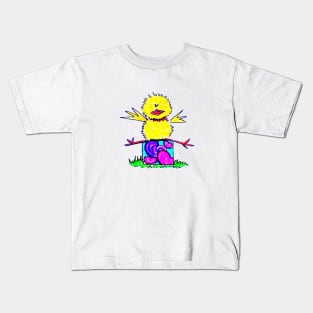 Surprise chicken, full of love and joy Kids T-Shirt